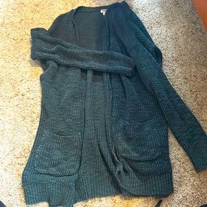 Mossimo cardigan forest green
